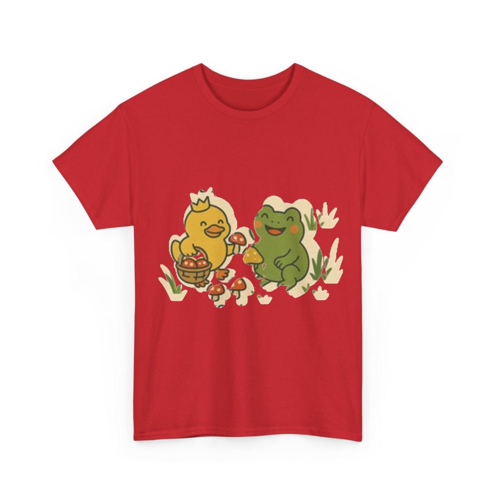 Duck & Frog Mushroom Foraging Graphic Tee
