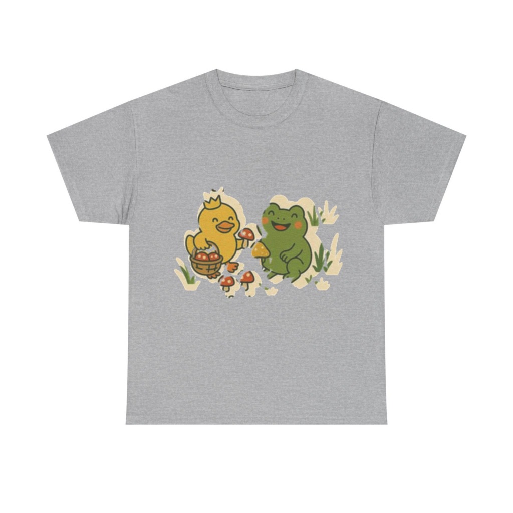 Duck & Frog Mushroom Foraging Graphic Tee