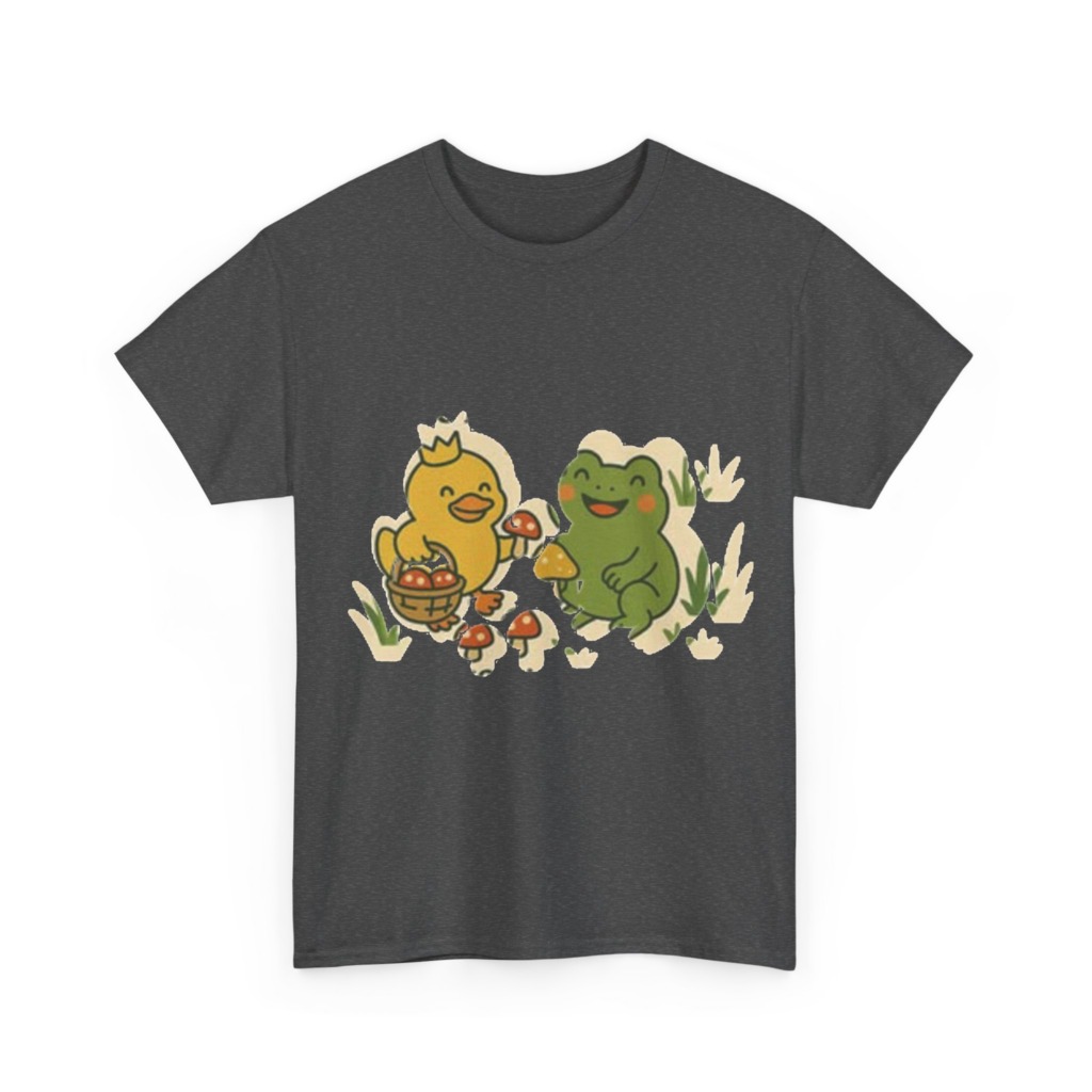 Duck & Frog Mushroom Foraging Graphic Tee