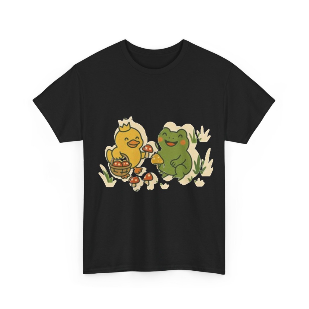 Duck & Frog Mushroom Foraging Graphic Tee