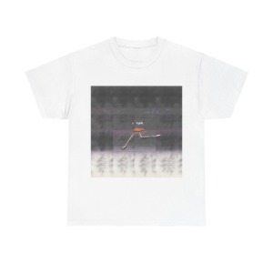Running Fish 'I FLEE' Graphic Black T-Shirt