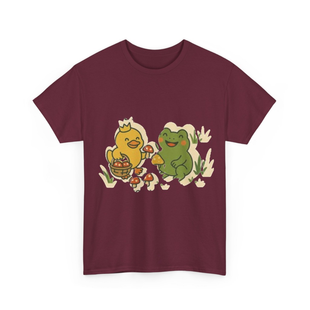Duck & Frog Mushroom Foraging Graphic Tee