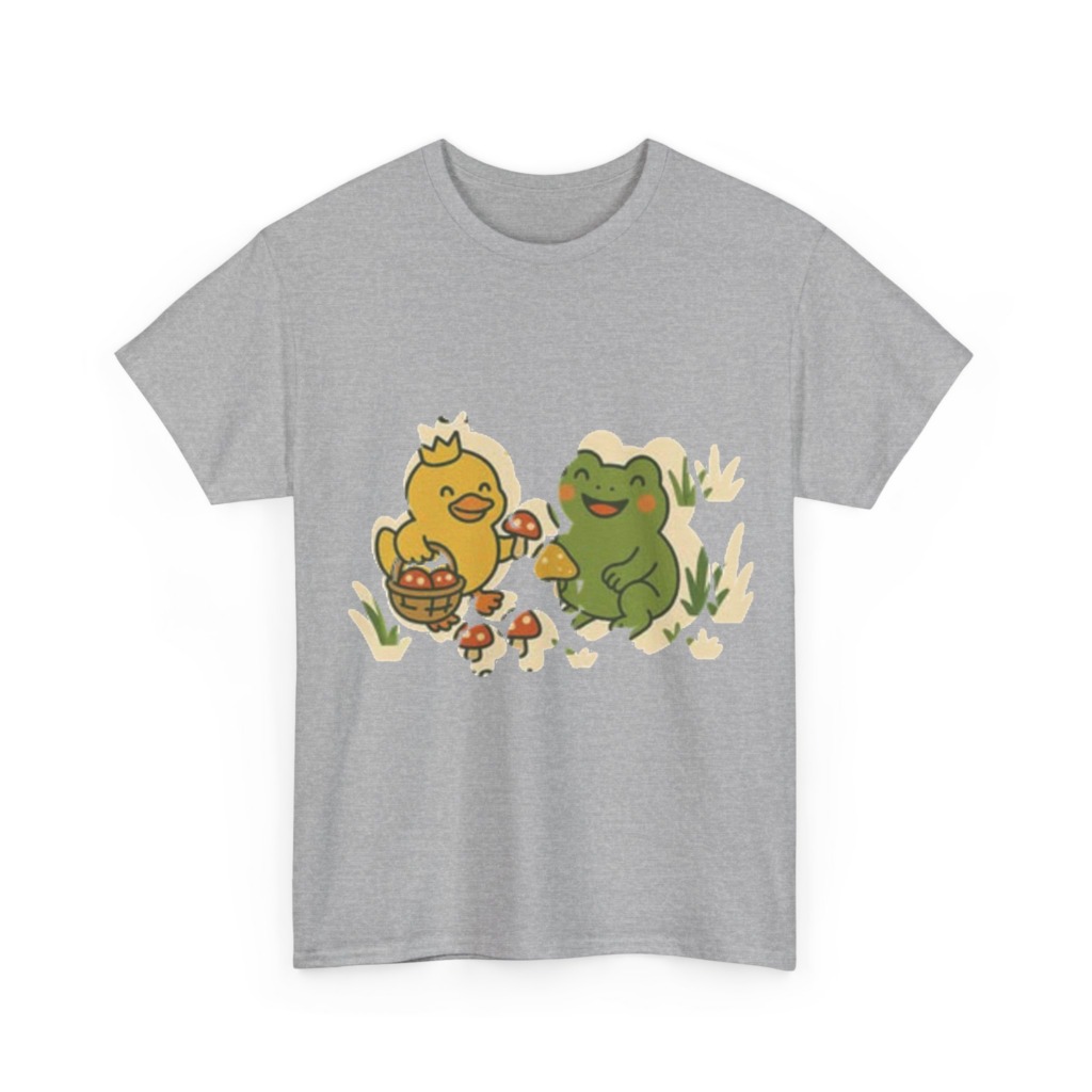 Duck & Frog Mushroom Foraging Graphic Tee