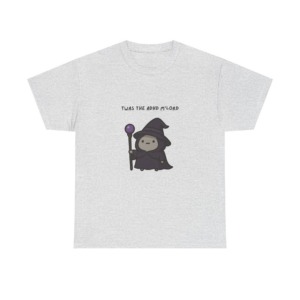 Twas the ADHD M'Lord Wizard Graphic T-Shirt